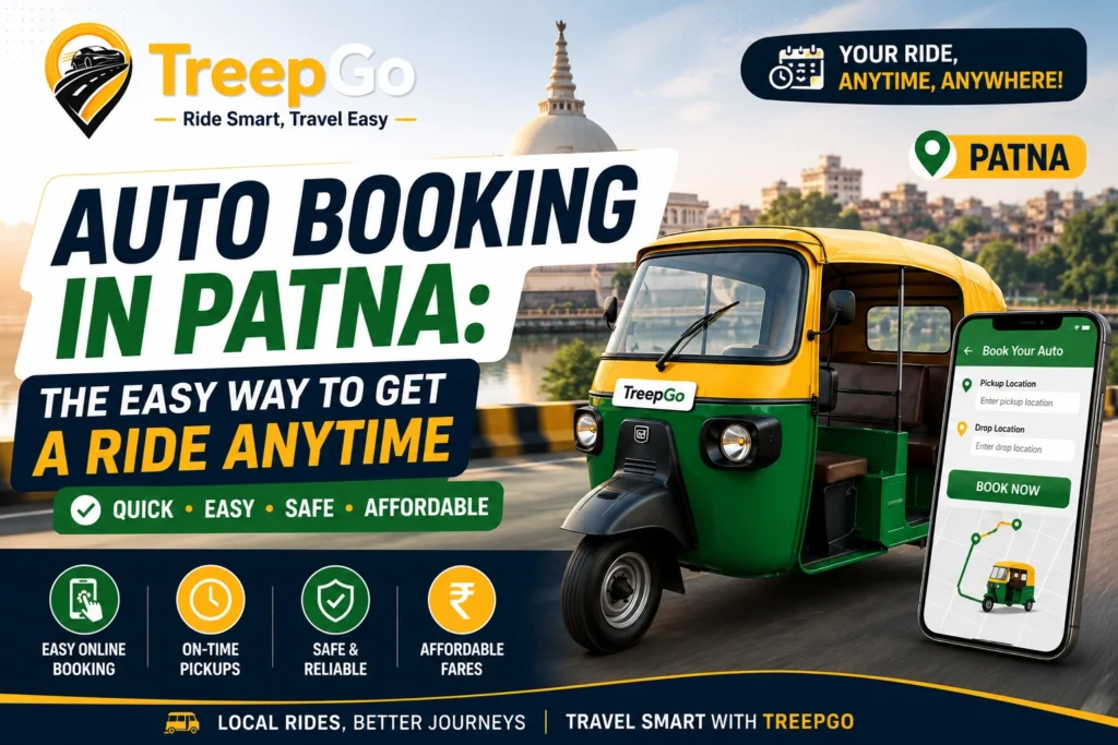 Auto Booking in Patna for easy, convenient, and affordable local rides
