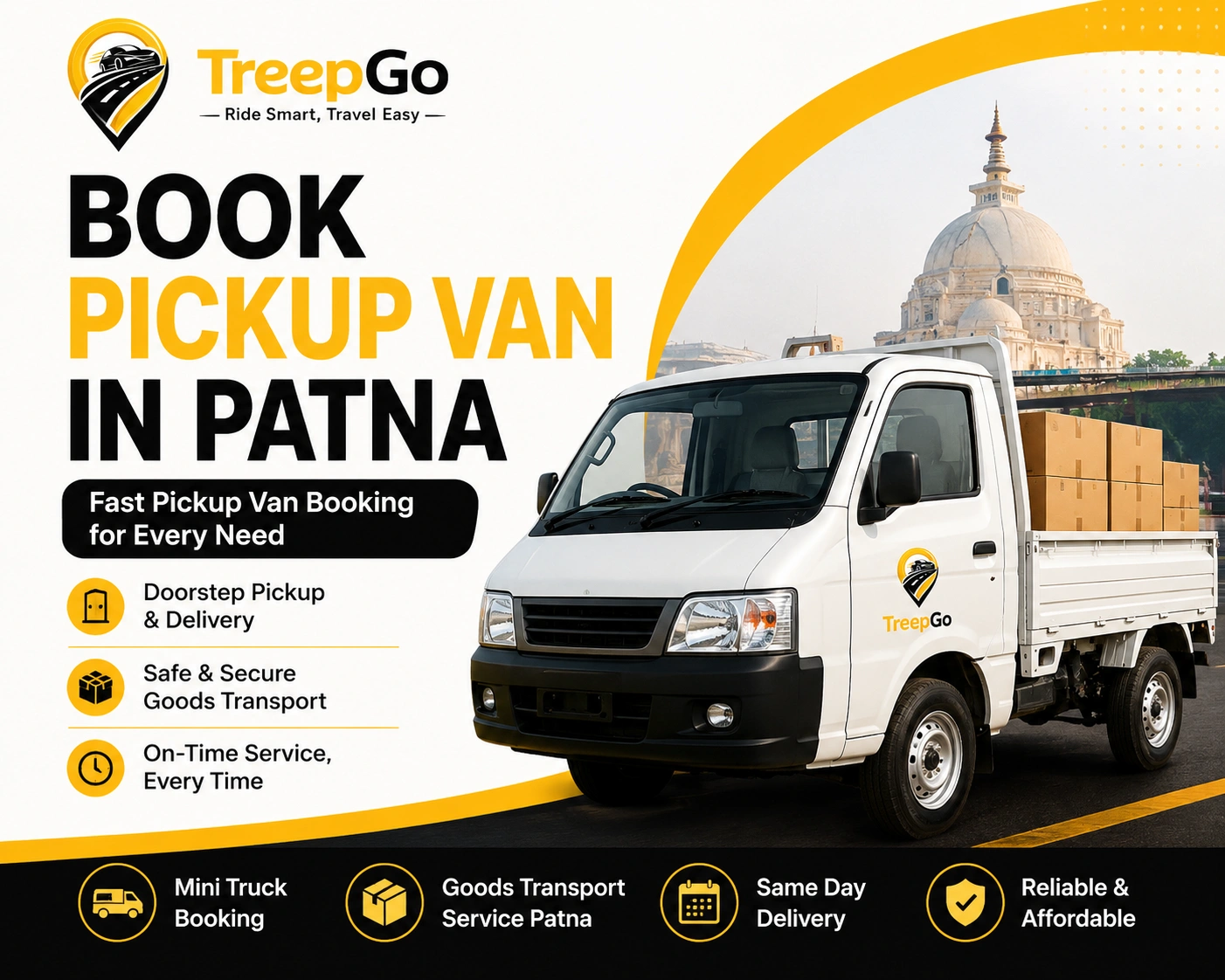 ook Pickup Van in Patna – Reliable Pickup Services