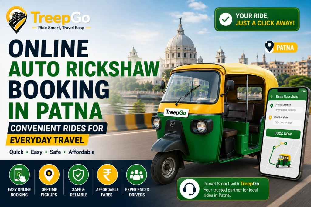Online Auto Rickshaw Booking in Patna for convenient everyday travel