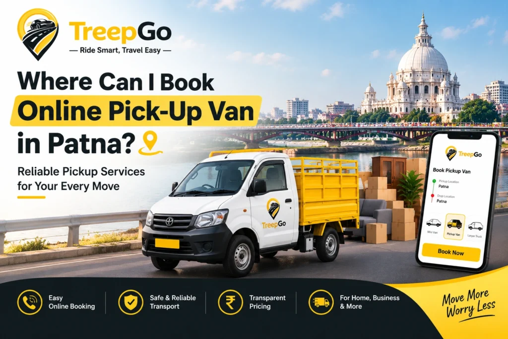 Online pick-up van booking service in Patna